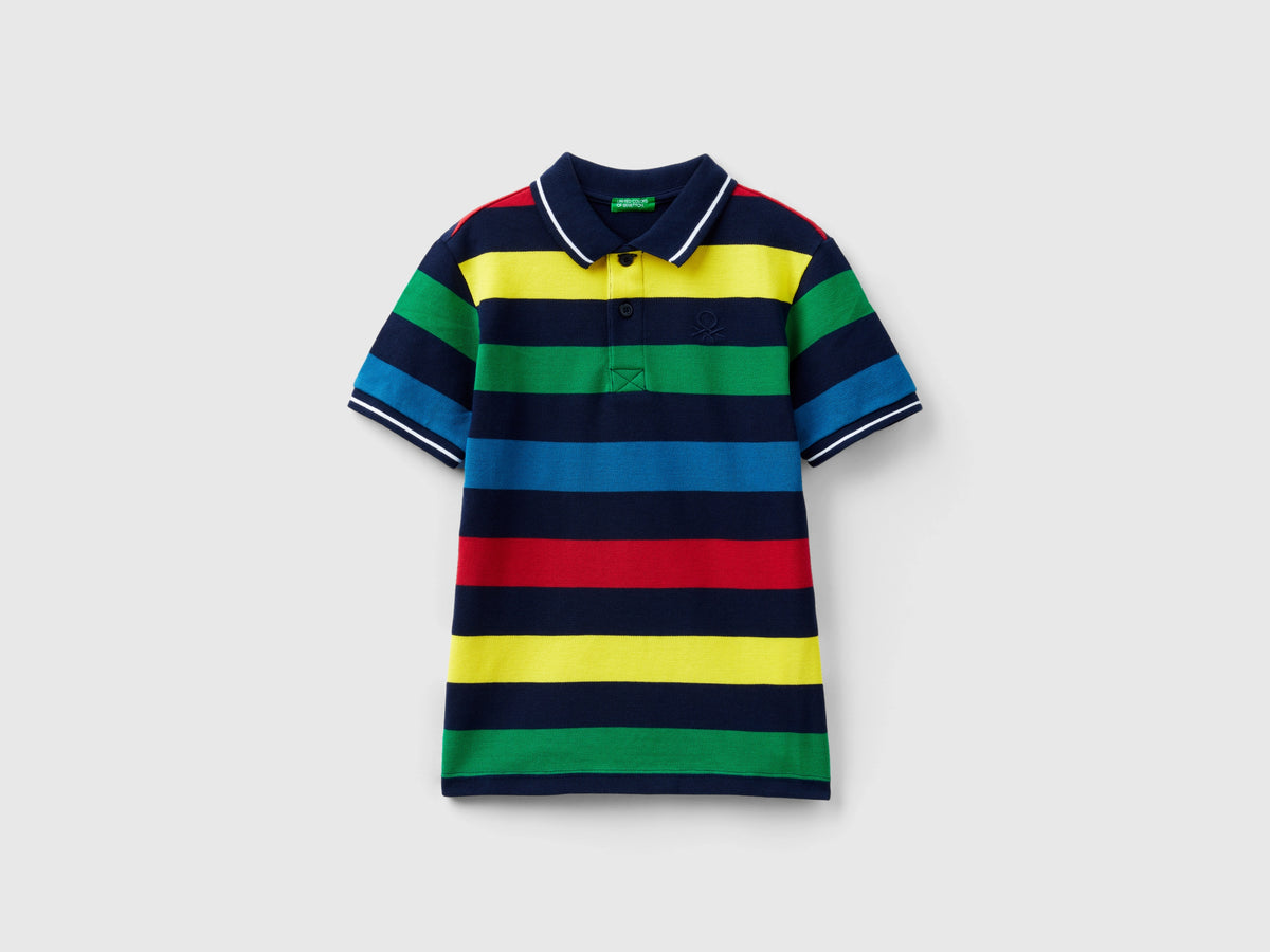 Polo manica corta a righe