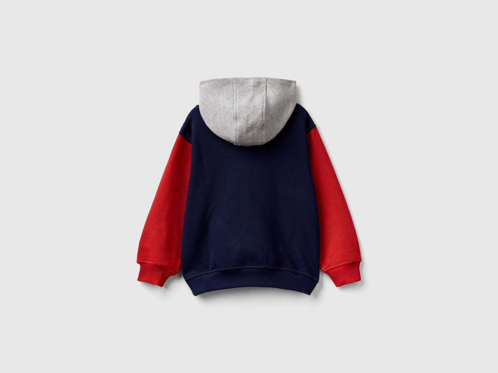 Felpa con cappuccio 100% cotone da bimbo multi-color 2 | Benetton Outlet