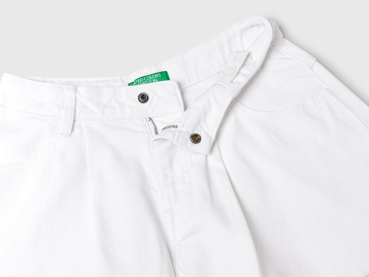 Pantaloncini corti in cotone elasticizzato
