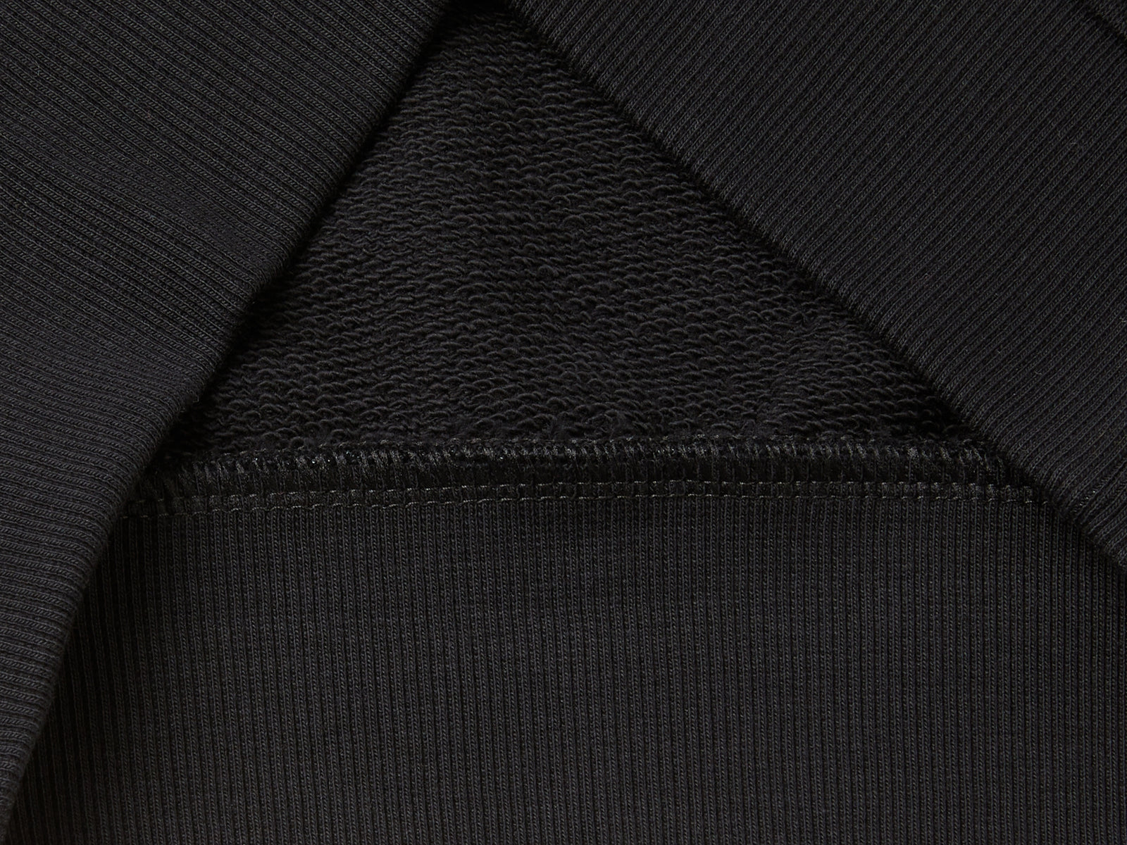 Felpa con stampa logo da bambino nero 3 | Benetton Outlet