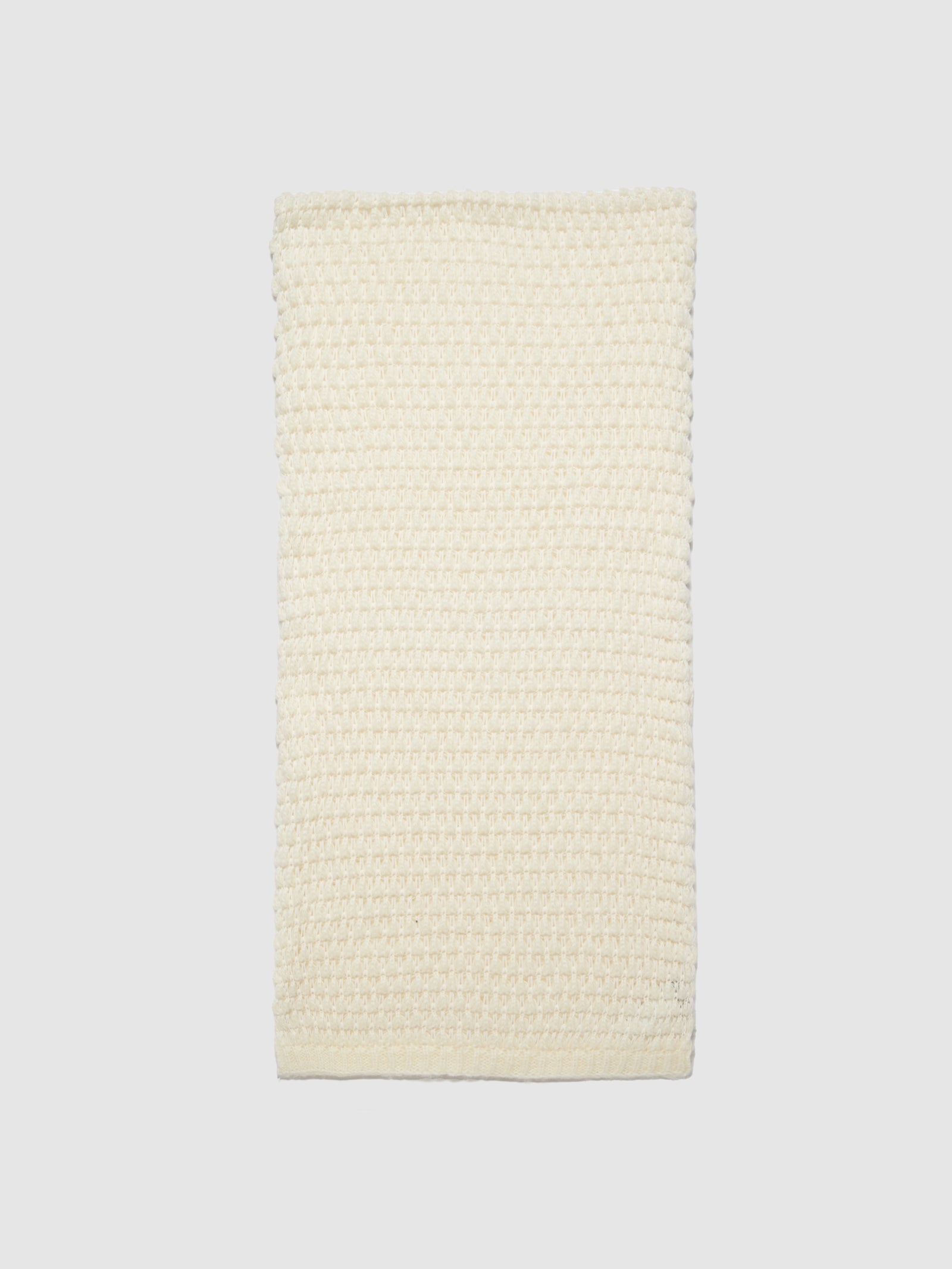 Maxi sciarpa in maglia 3D da donna bianco | Sisley Outlet