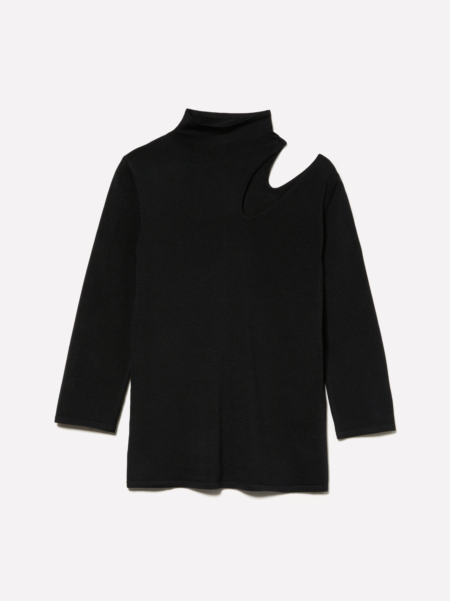 Maglia con apertura da donna nero | Sisley Outlet