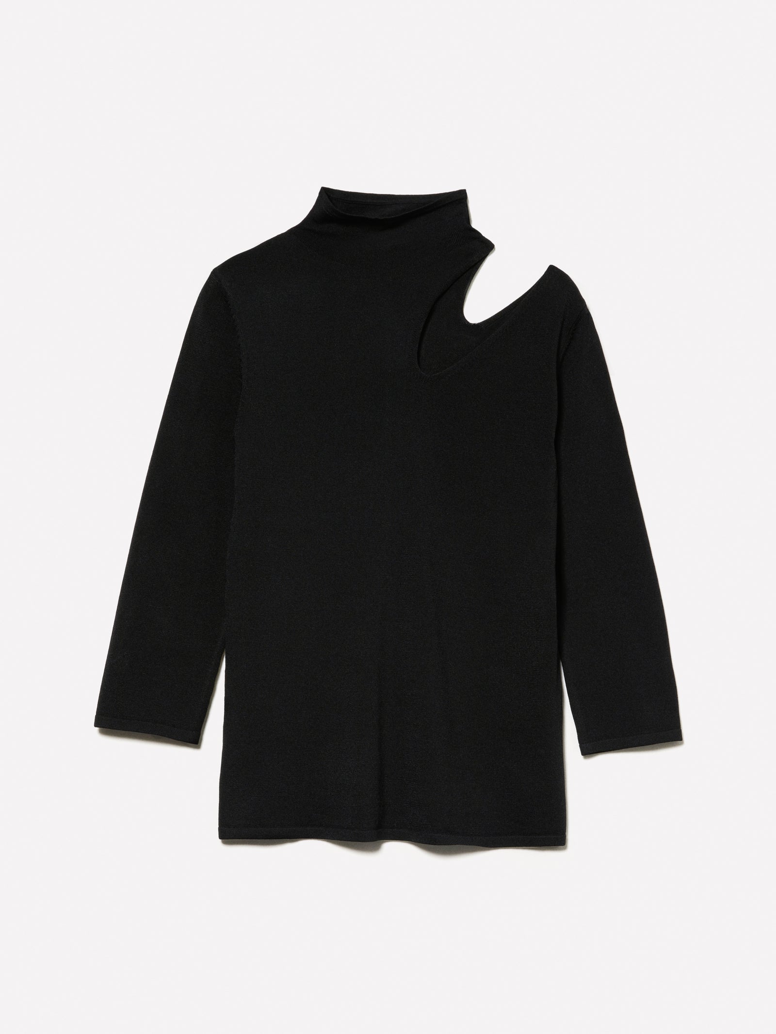 Maglia con apertura da donna nero | Sisley Outlet
