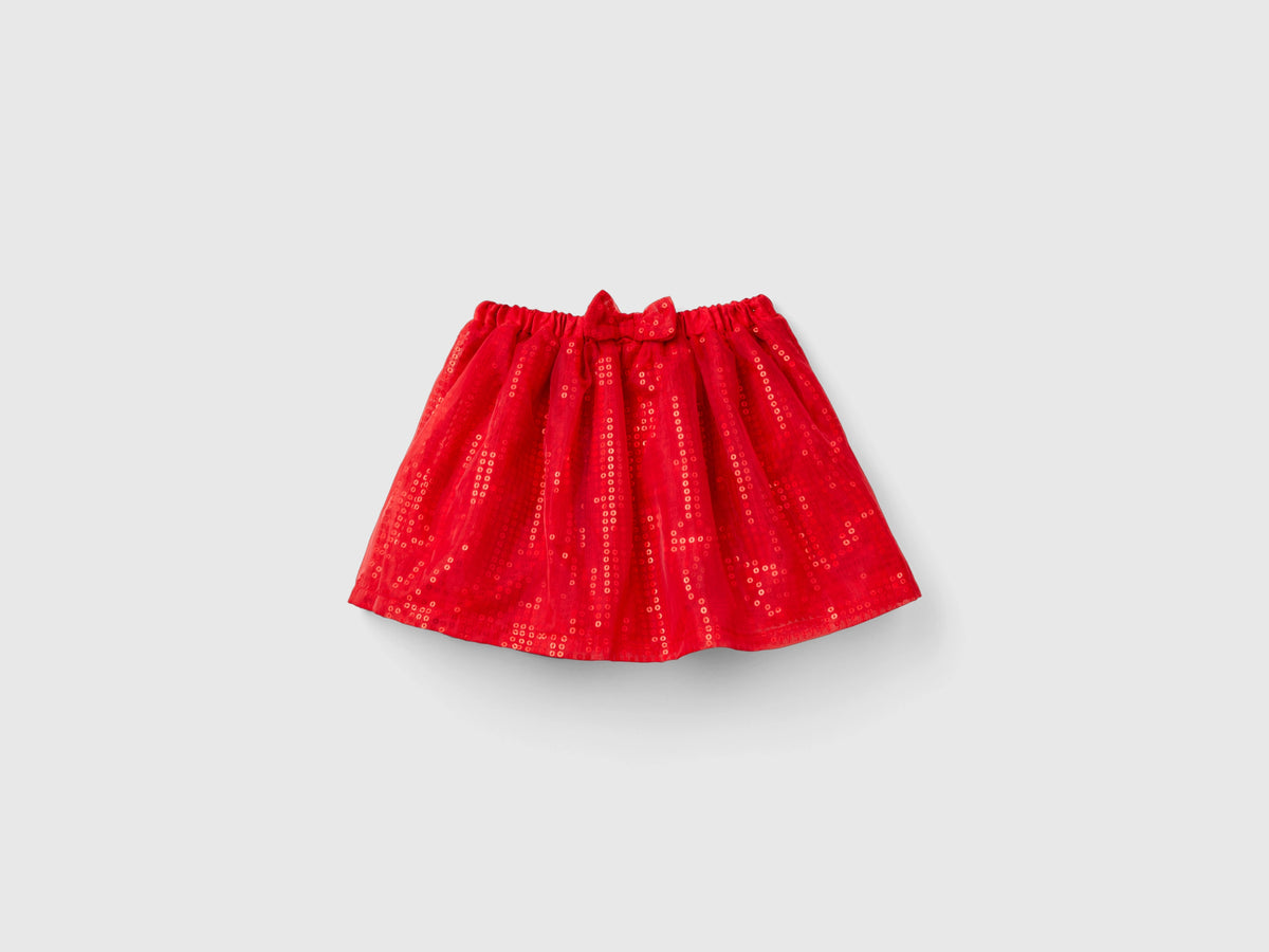 Tulle sequin skirt