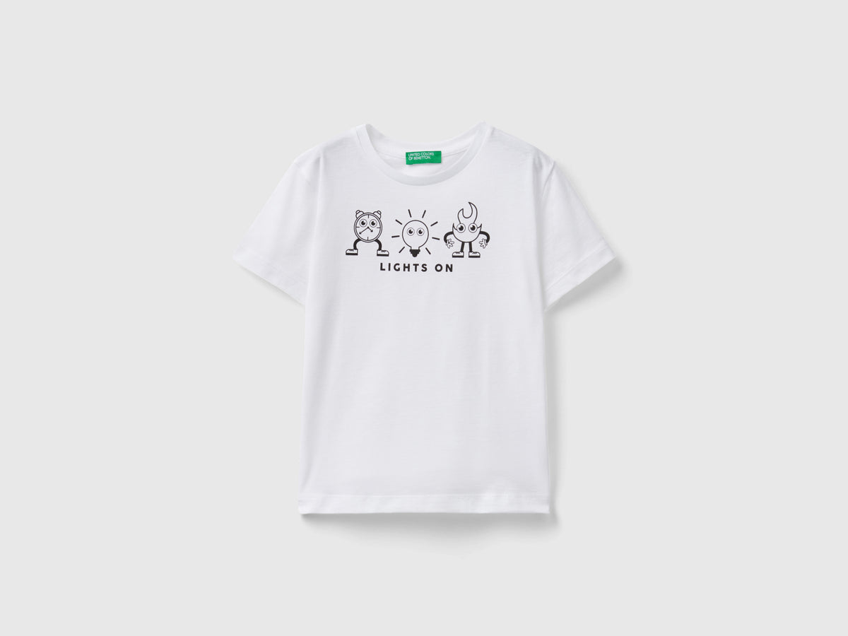 Maglietta in cotone bio con stampa
