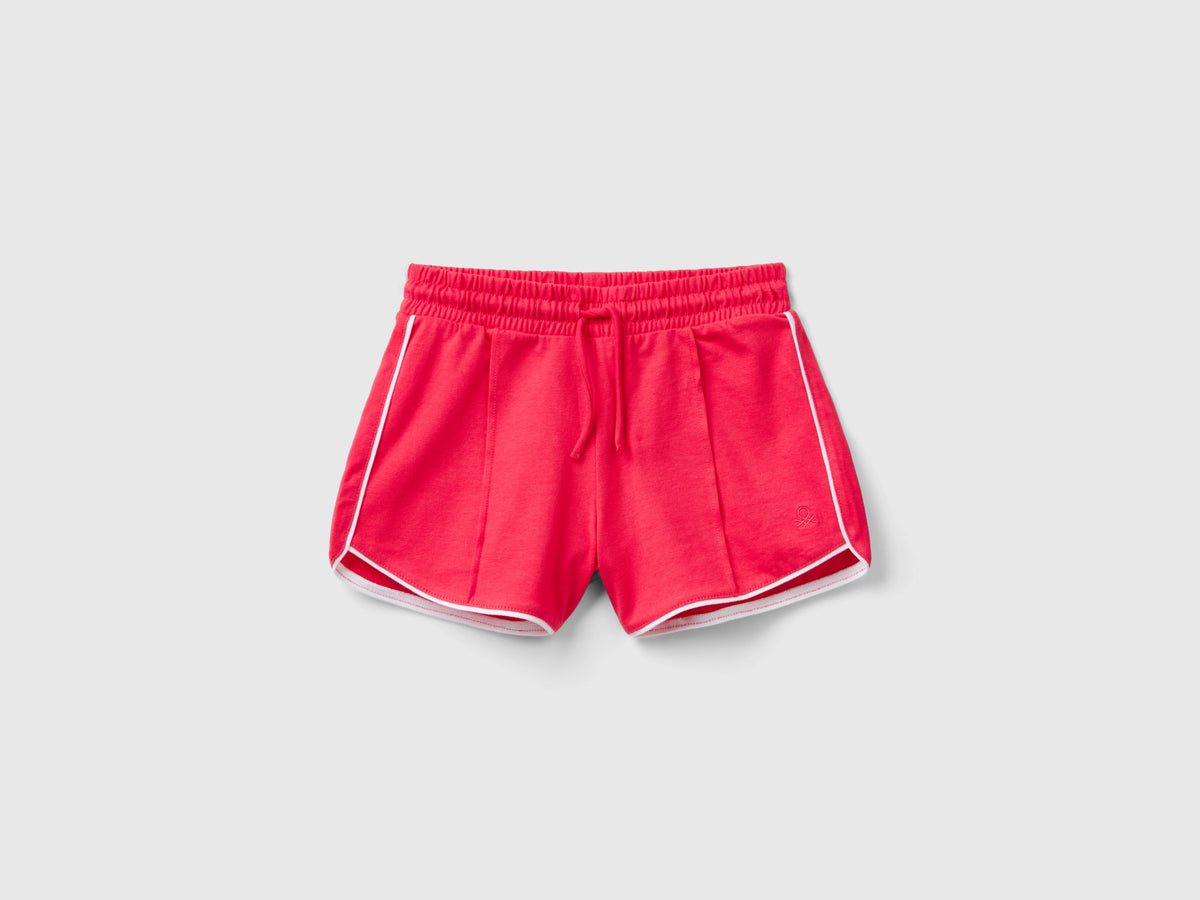 Shorts con coulisse 100% cotone