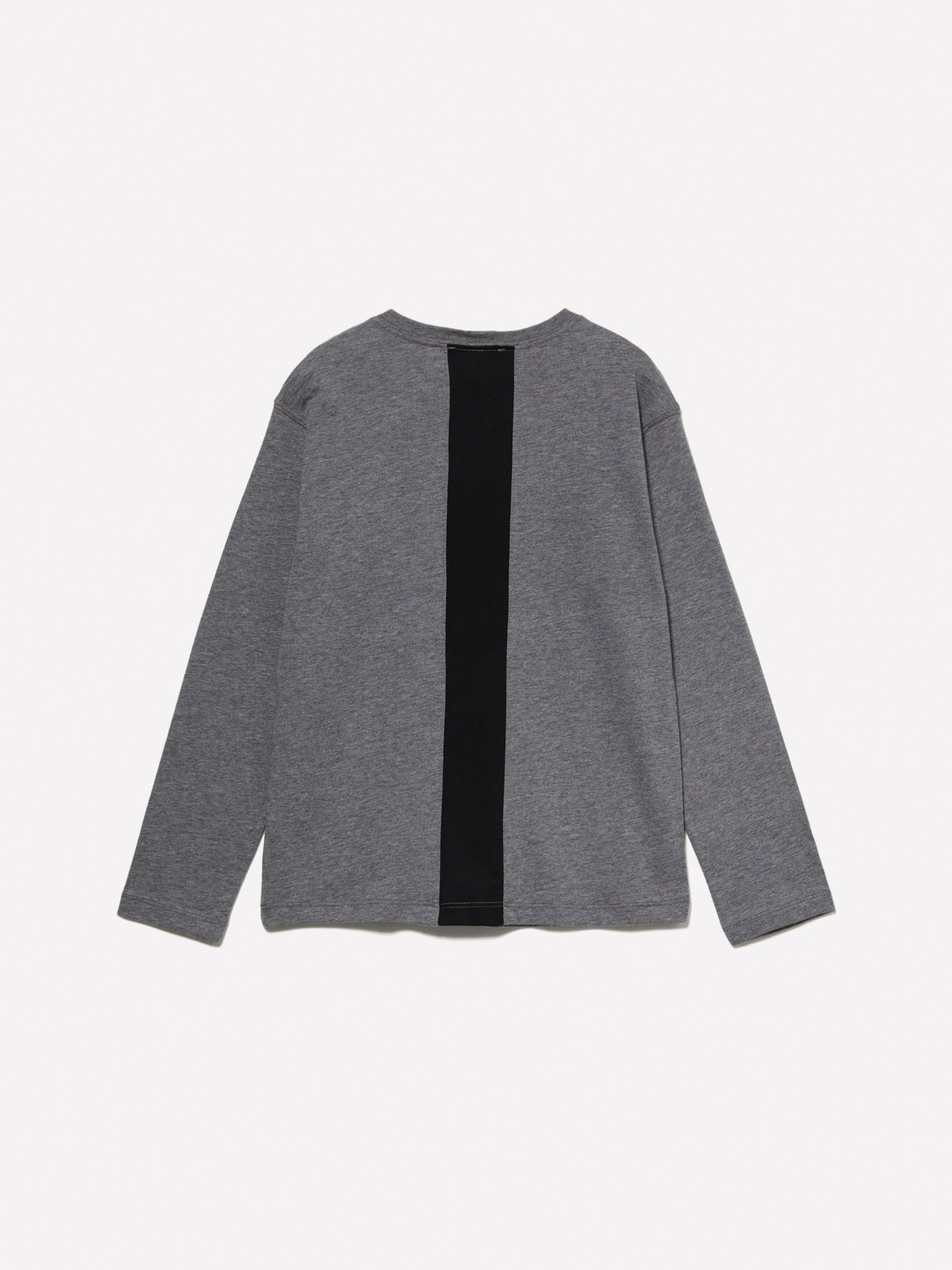 T-shirt 100% cotone bio con banda da bambino grigio 2 | Sisley young Outlet