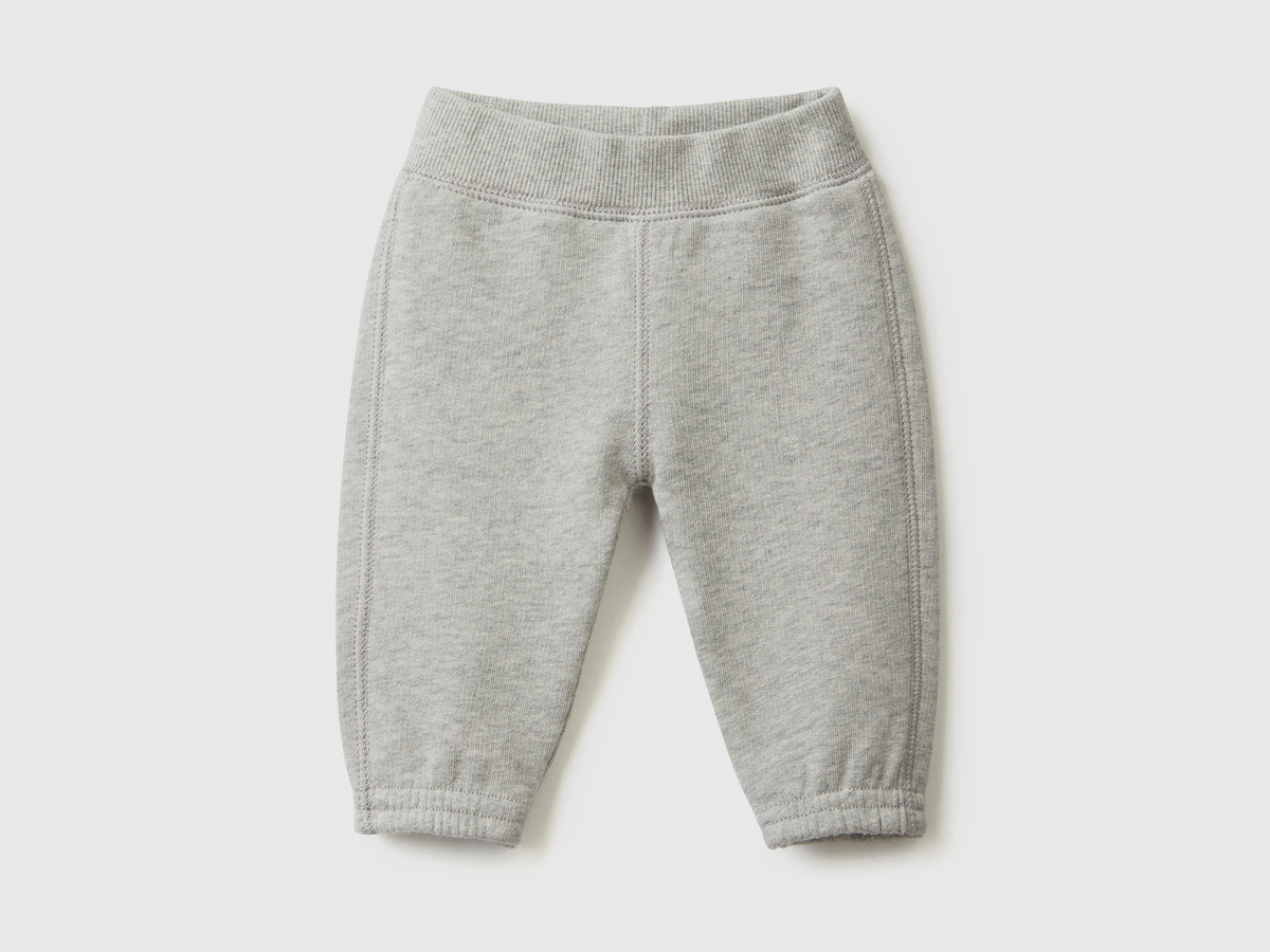 Pantaloni lunghi in felpa di puro cotone