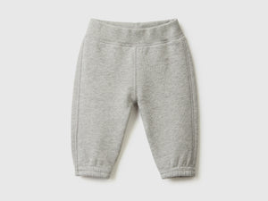 Pantaloni lunghi in felpa di puro cotone