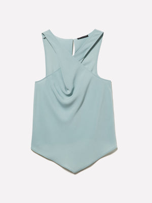 Top con scollo twisted