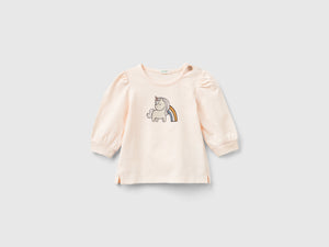 T-shirt manica lunga in cotone bio