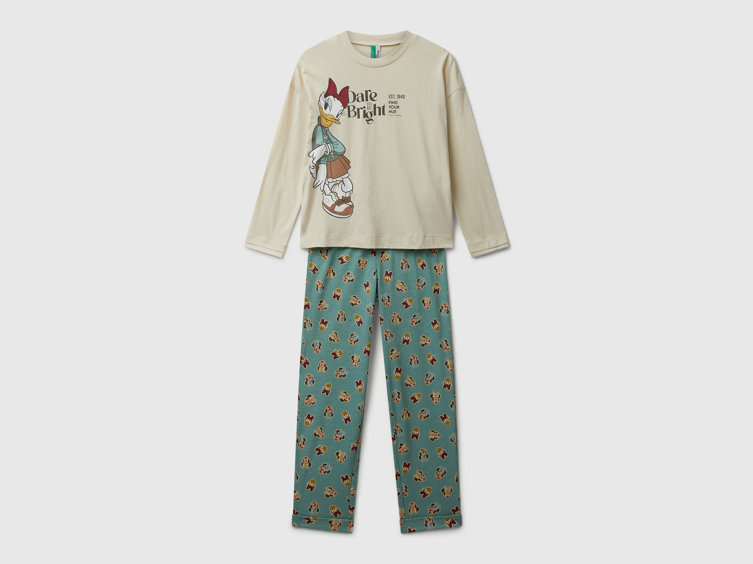 Pigiama ©Disney Paperina da bambina beige | Benetton Outlet