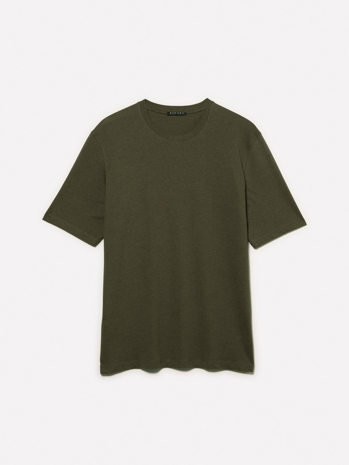 T-shirt a maniche corte regular fit verde oliva