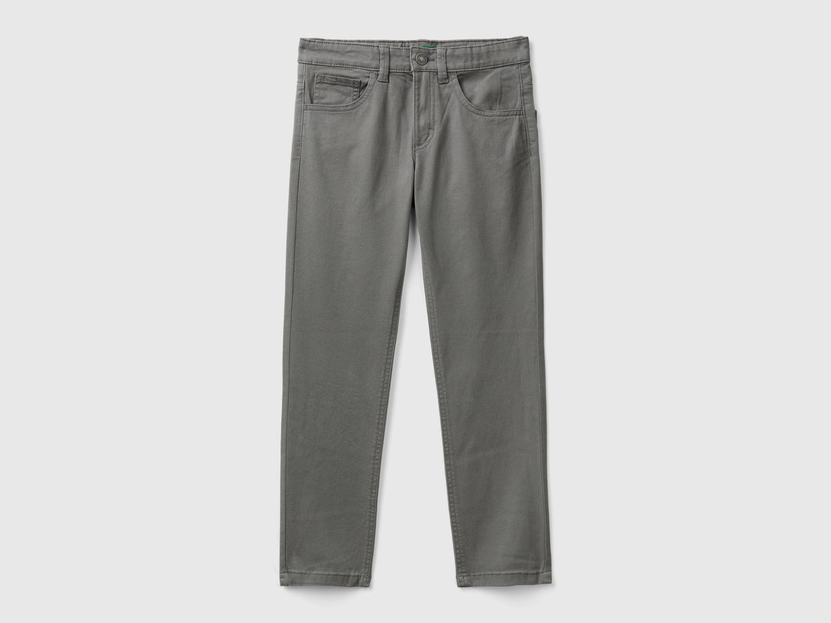 Slim fit five pocket trousers