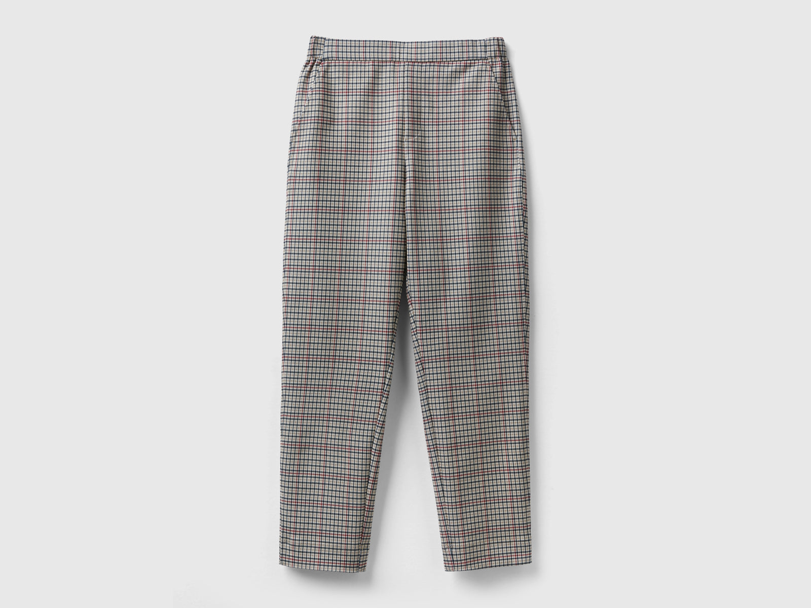 Pantaloni fantasia con elastico in vita da donna multi-color | Benetton Outlet