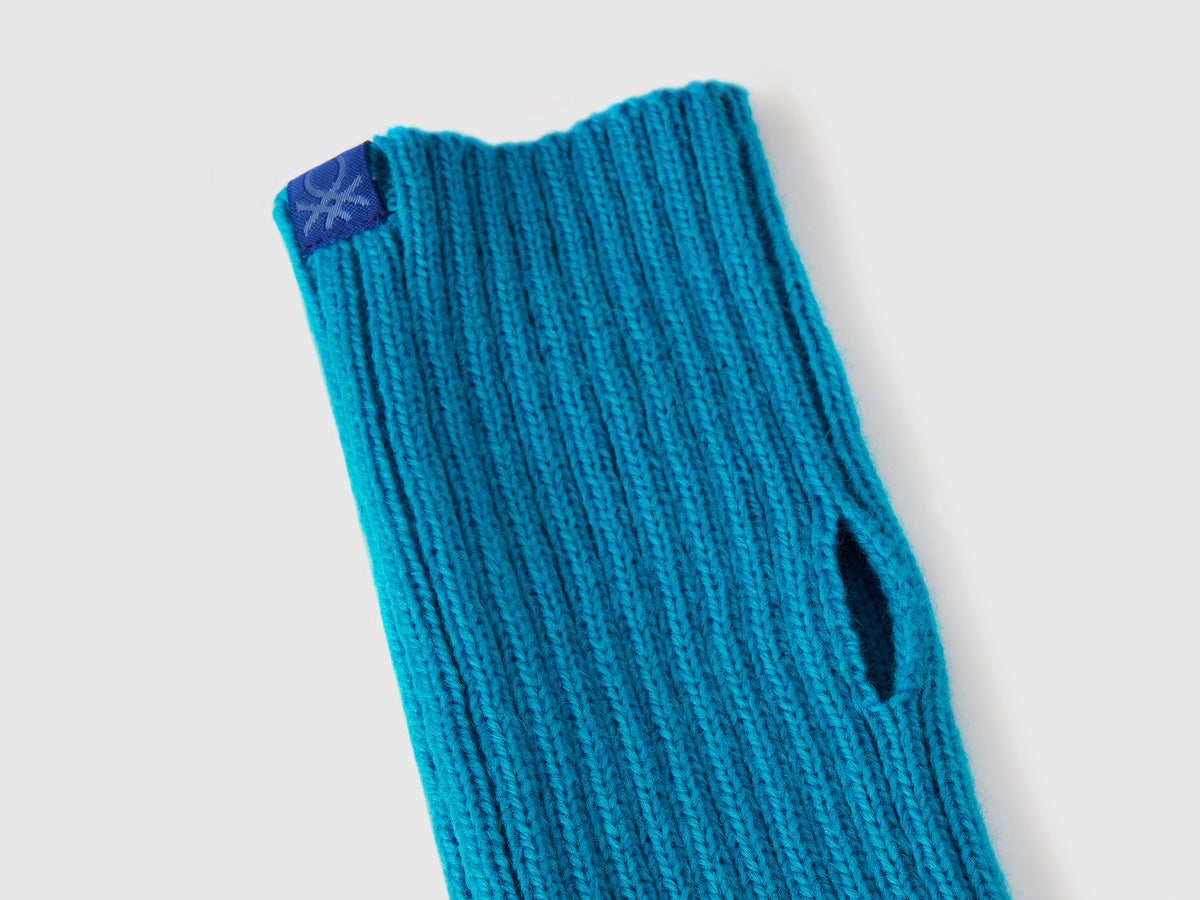 Manicotti azzurro fluo