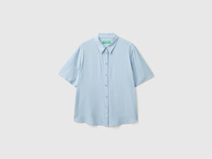 Camicia manica 3/4 in viscosa