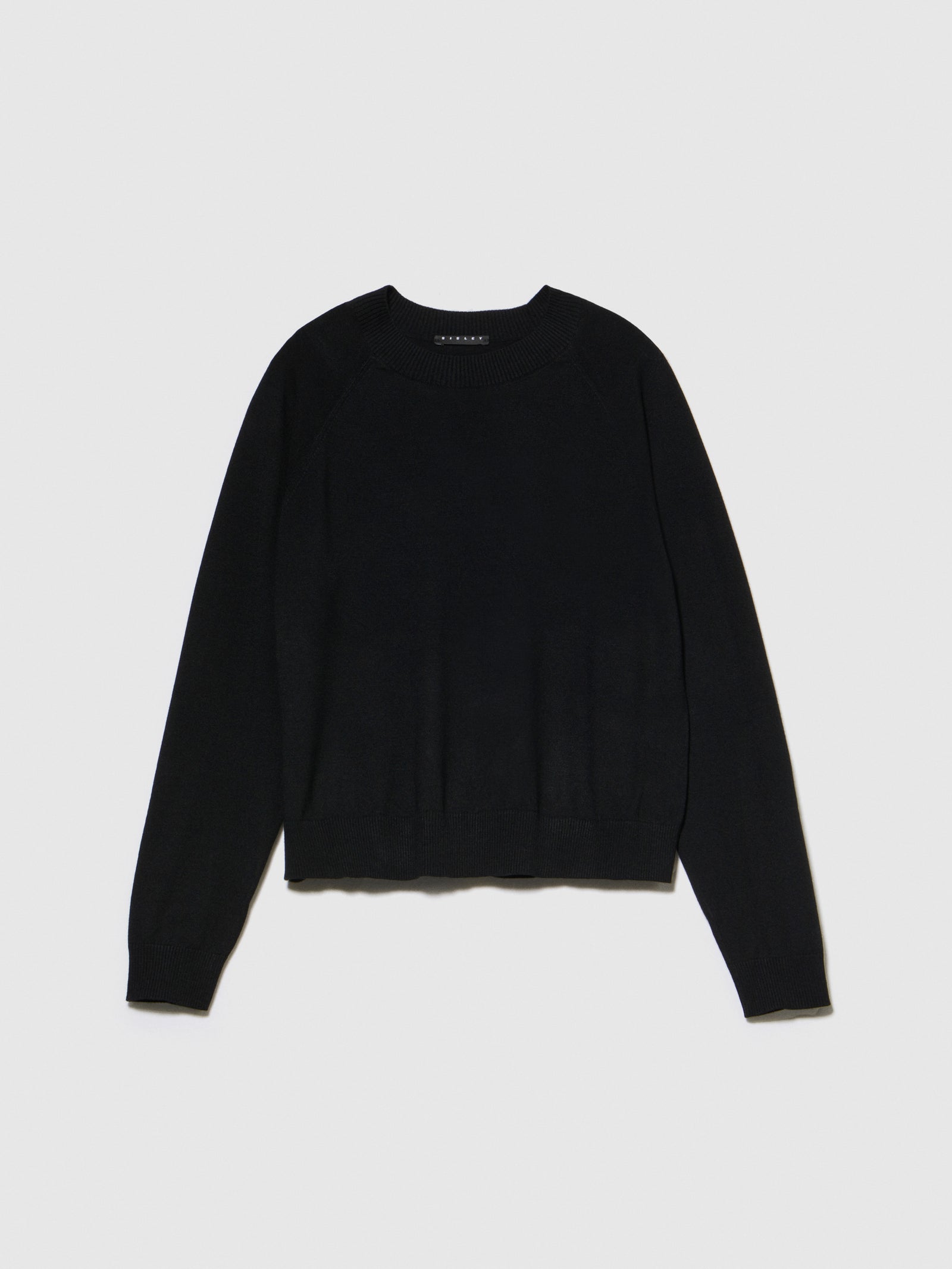 Maglia boxy fit da donna nero | Sisley Outlet