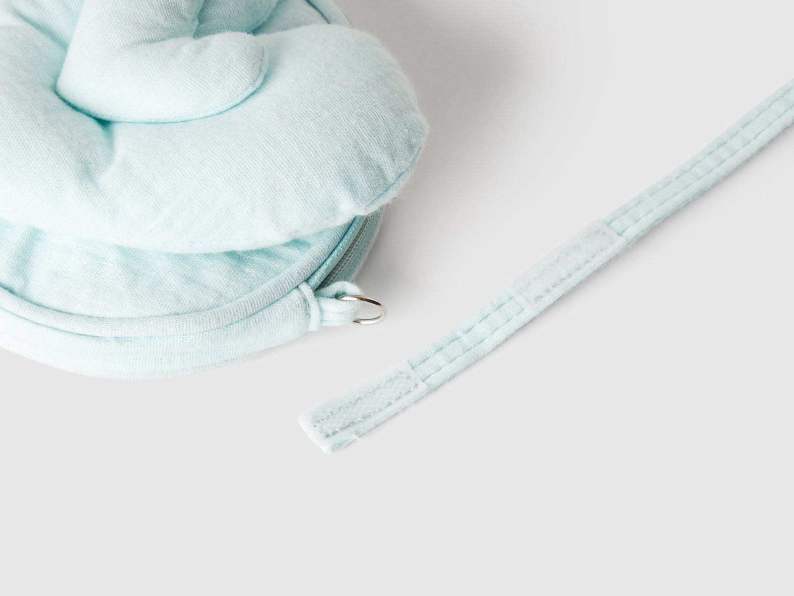 Borsa a tracolla con applicazione cuore da bimba verde acqua 3 | Benetton Outlet
