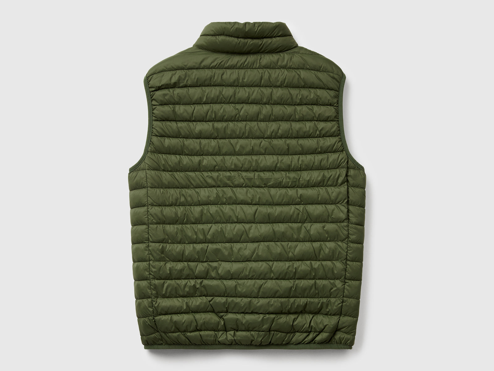Smanicato regular fit imbottito da uomo verde militare 2 | Benetton Outlet