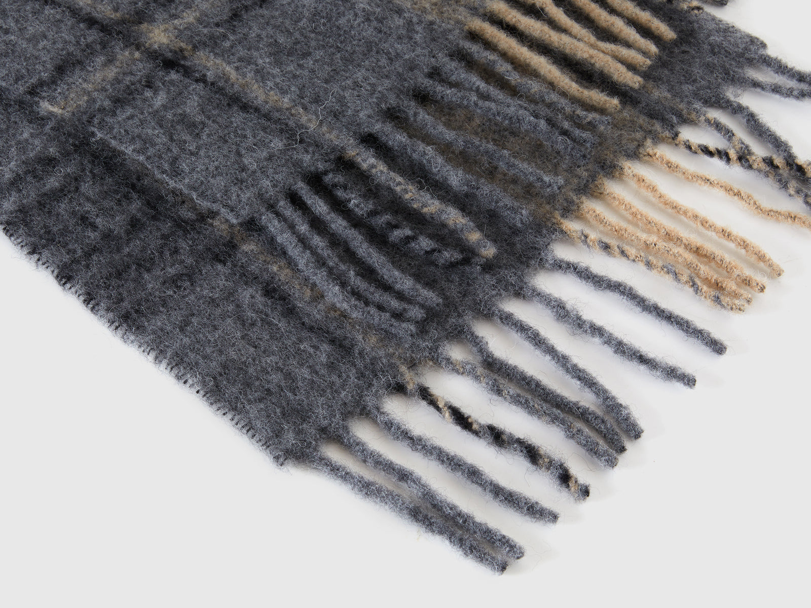 Sciarpa scozzese in misto lana e alpaca da donna multi-color 2 | Benetton Outlet
