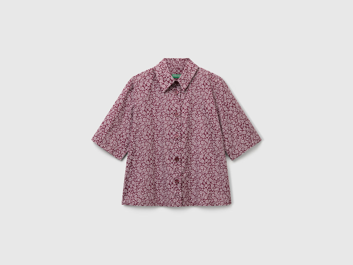 Camicia fantasia a manica corta