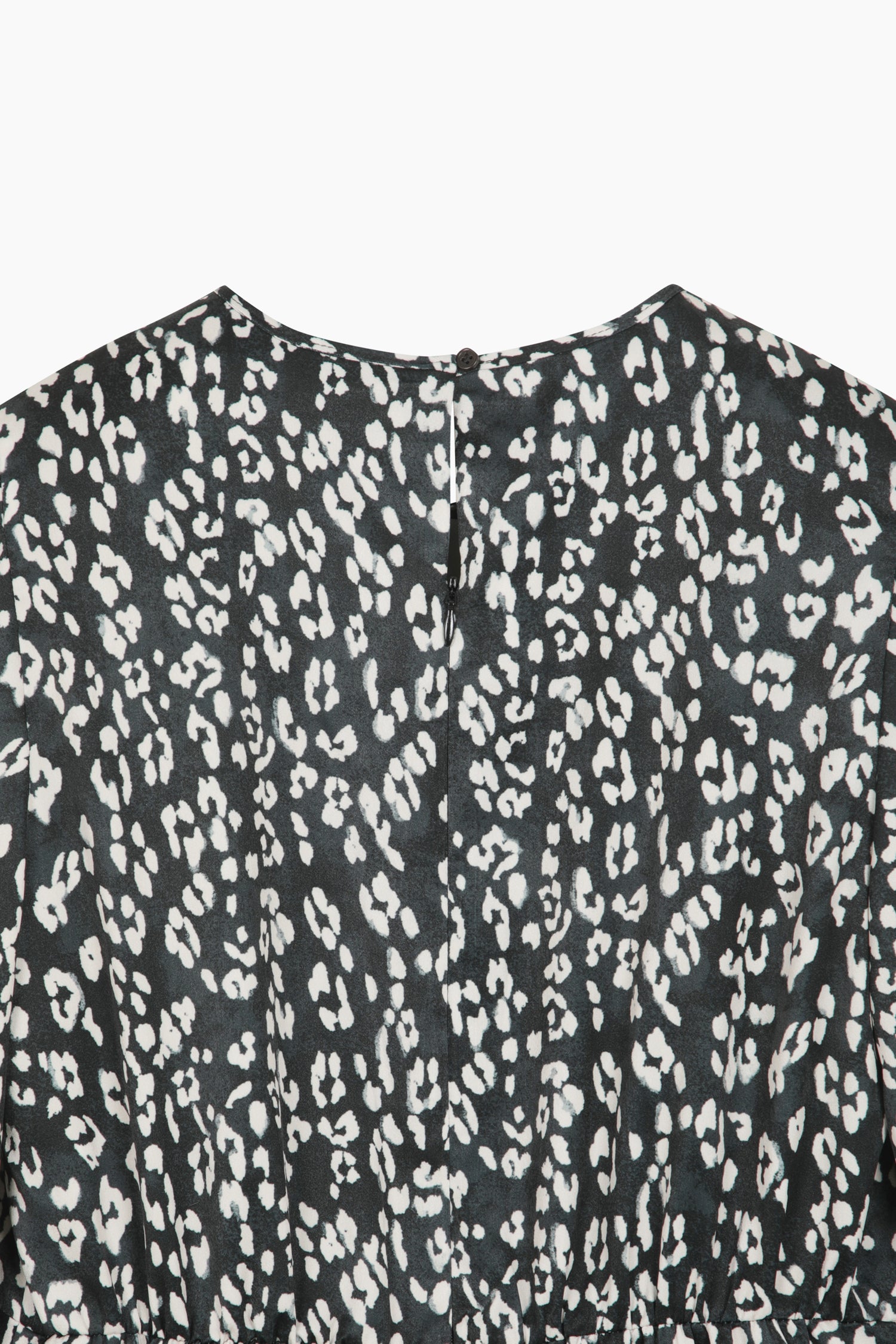 Vestito corto animalier da donna nero 3 | Sisley Outlet