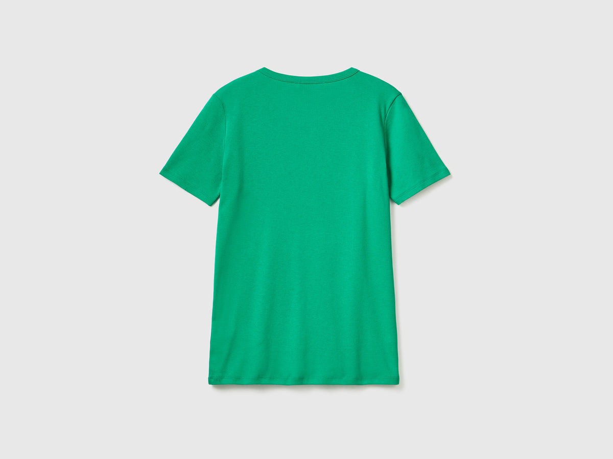 T-shirt in cotone a fibra lunga