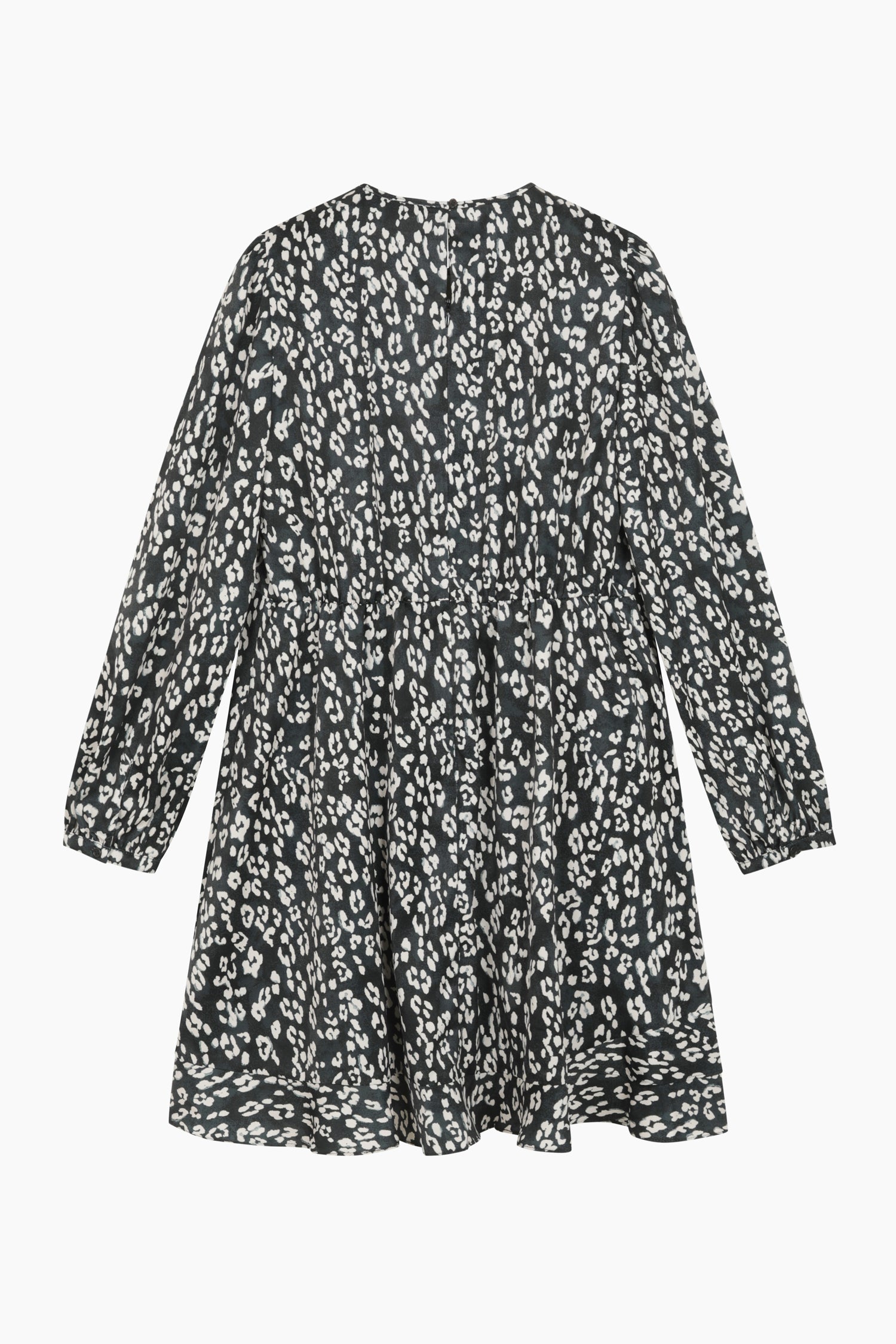Vestito corto animalier da donna nero 2 | Sisley Outlet