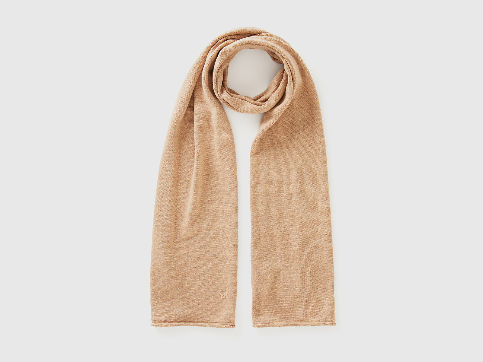 Sciarpa in misto cashmere da donna beige | Benetton Outlet