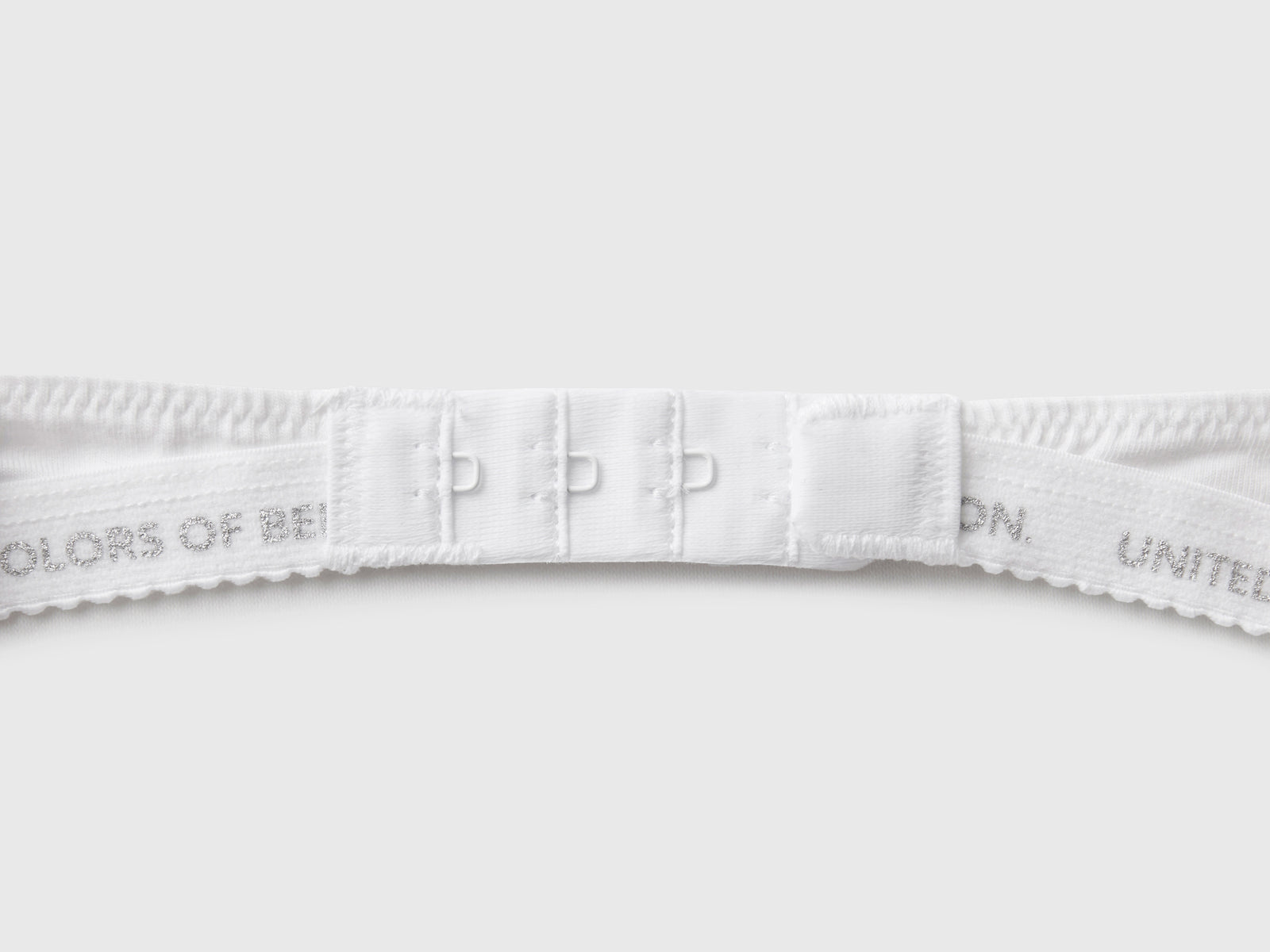 Brassiere in cotone biologico stretch da donna bianco 3 | Benetton Outlet