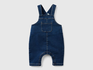 Salopette effetto denim baggy fit