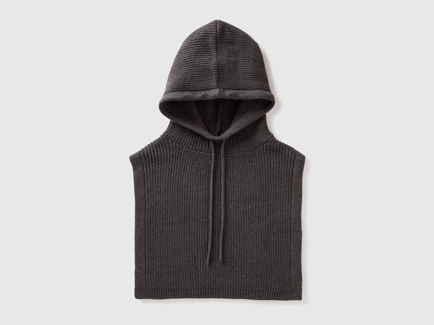 Davantino con cappuccio da donna grigio scuro | Benetton Outlet