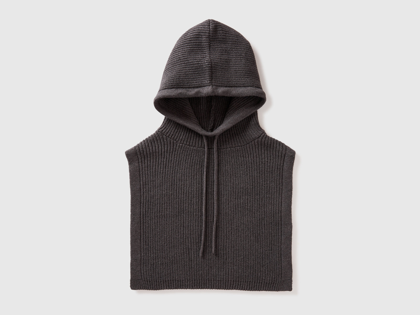 Davantino con cappuccio da donna grigio scuro | Benetton Outlet