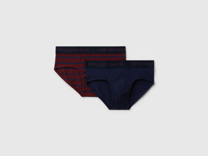 Due slip in cotone stretch