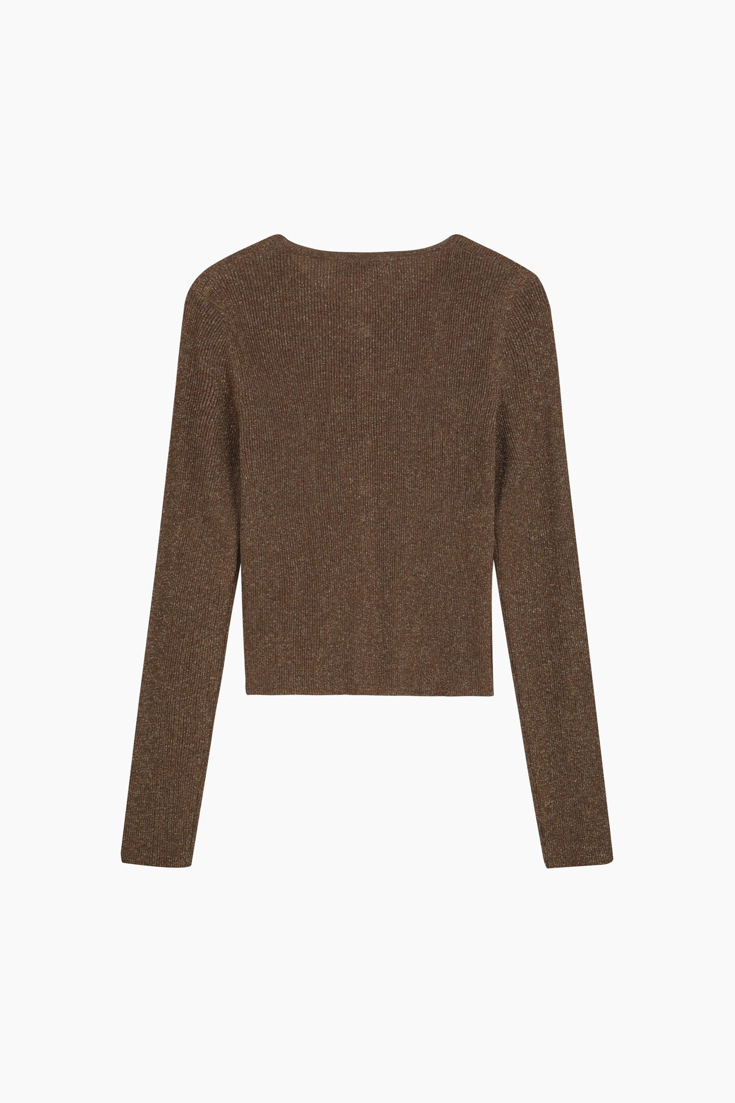Cardigan con lurex da donna marrone 2 | Sisley Outlet