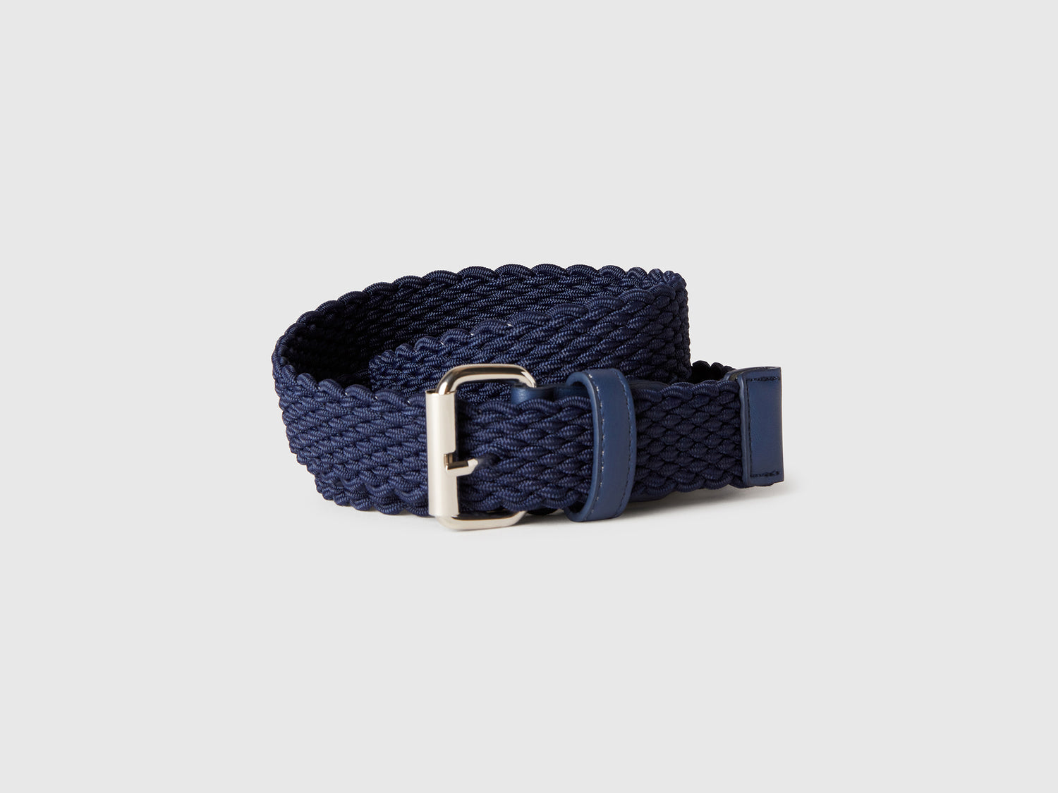 Cintura in nastro stretch da uomo blu scuro | Benetton Outlet