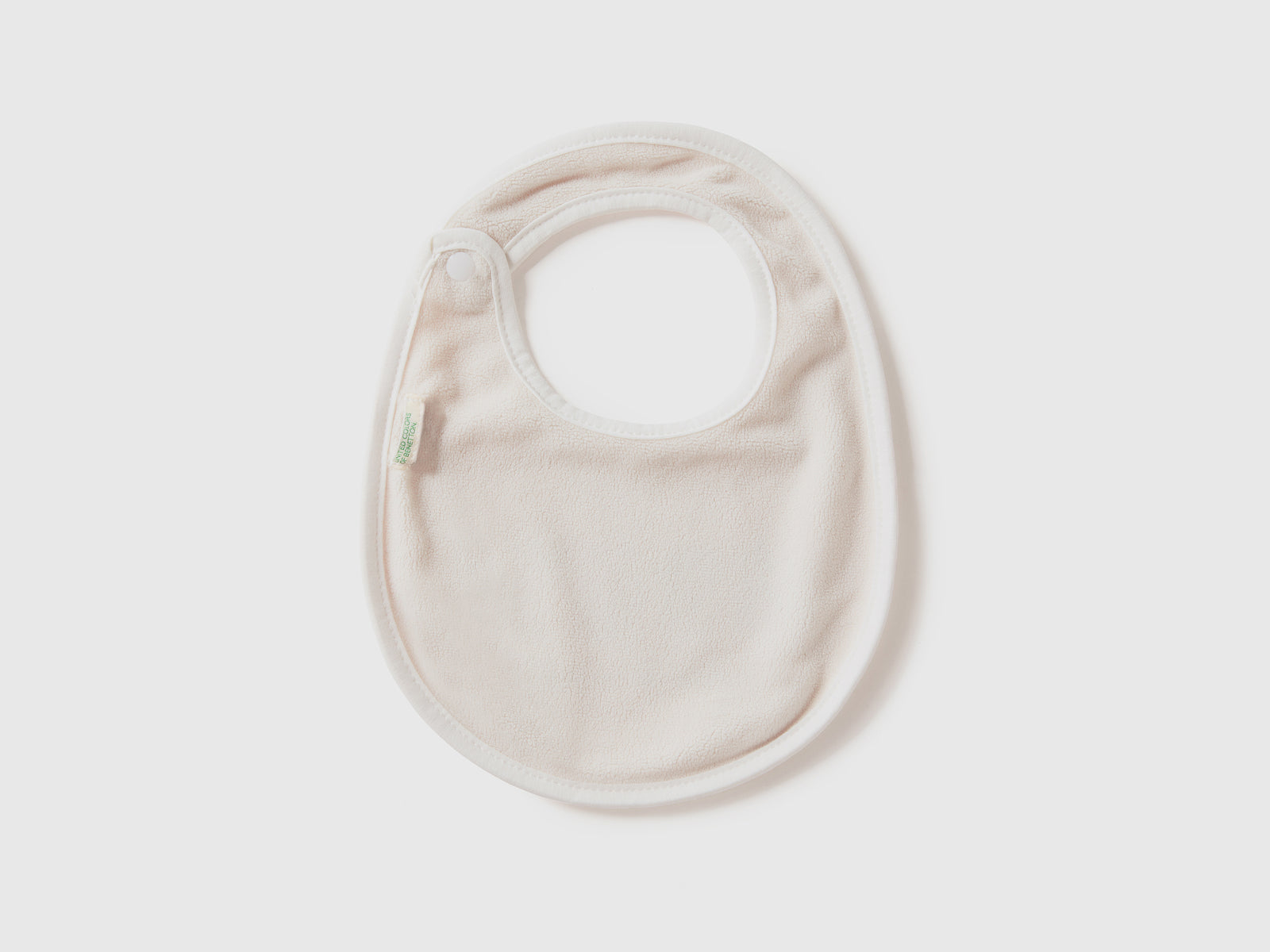 Bavaglino con stampa da neonato rosa tenue 2 | Benetton Outlet