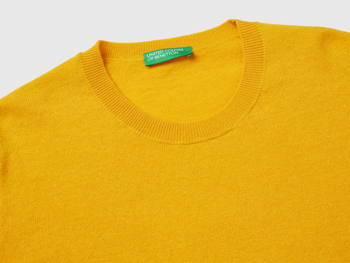Maglia relaxed fit in pura lana Merino