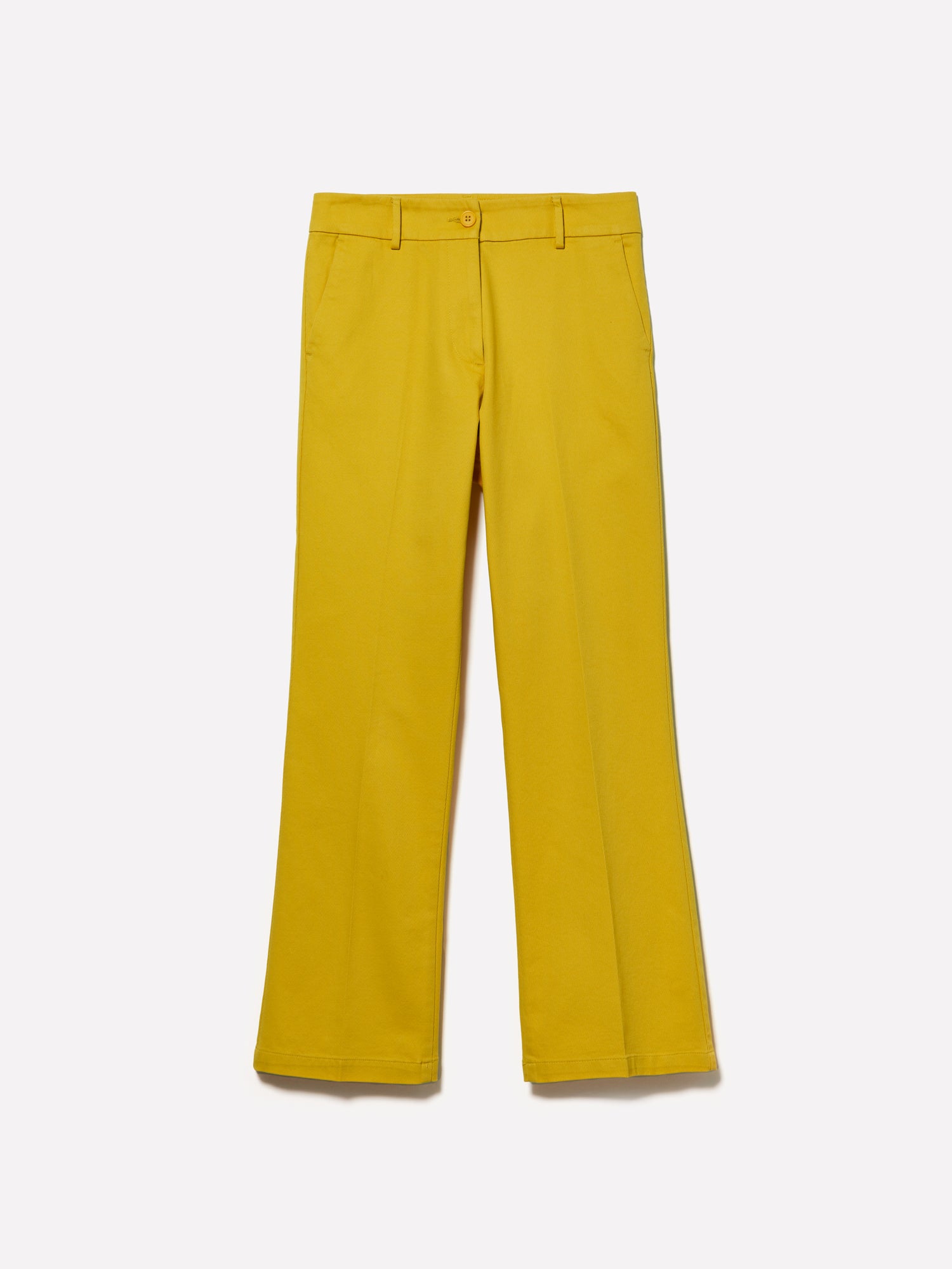 Pantaloni slim fit da donna senape | Sisley Outlet