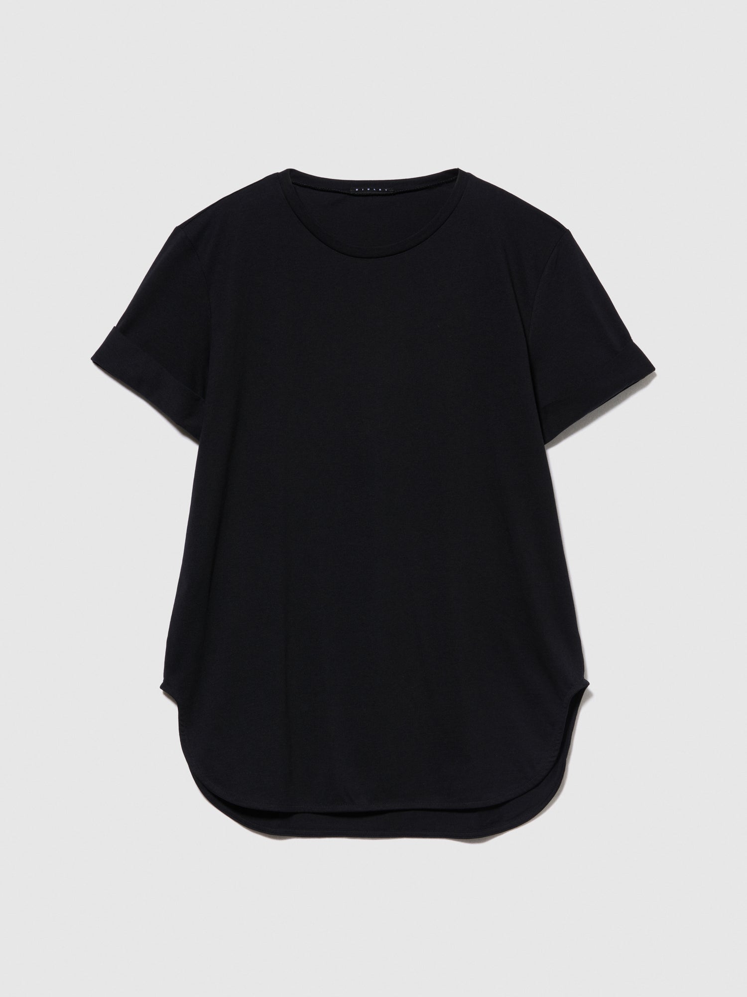 T-shirt relaxed fit da donna nero | Sisley Outlet