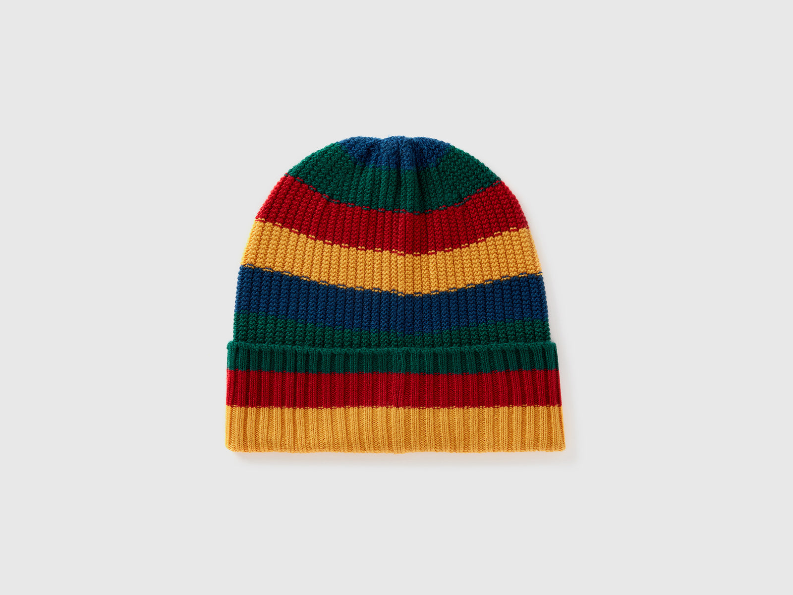Cappellino in maglia a righe da bambino multi-color 2 | Benetton Outlet