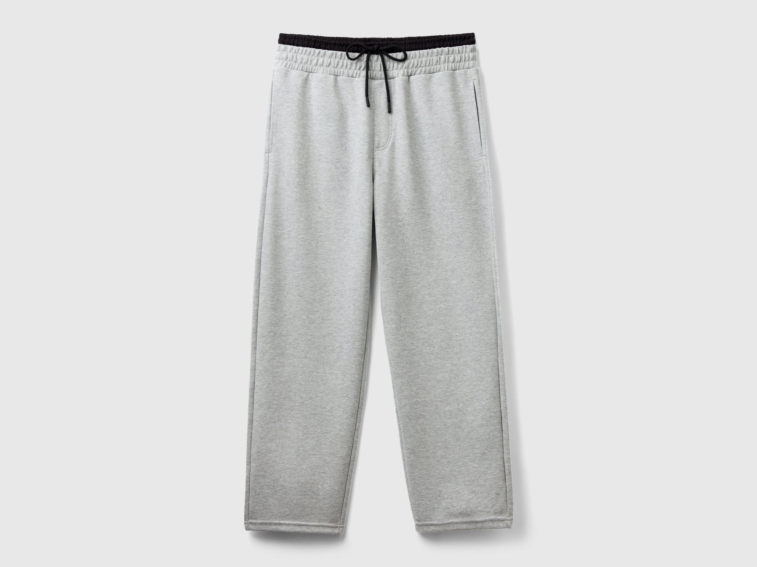 Joggers in felpa con coulisse da uomo grigio chiaro | Benetton Outlet