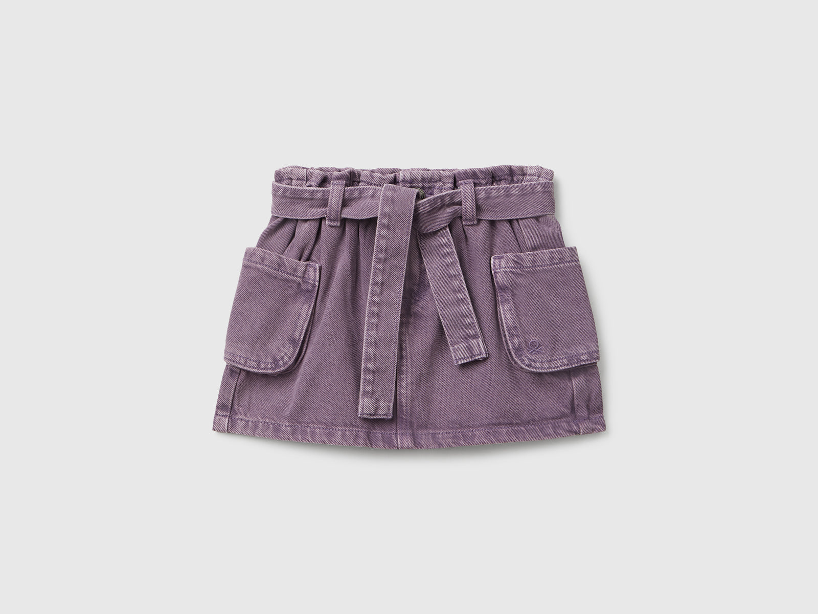 Minigonna cargo con fusciacca da bimba malva | Benetton Outlet
