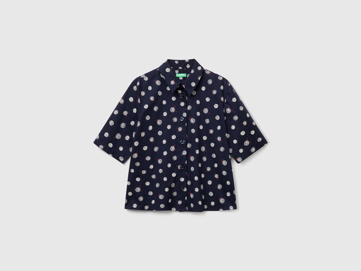 Camicia fantasia a manica corta