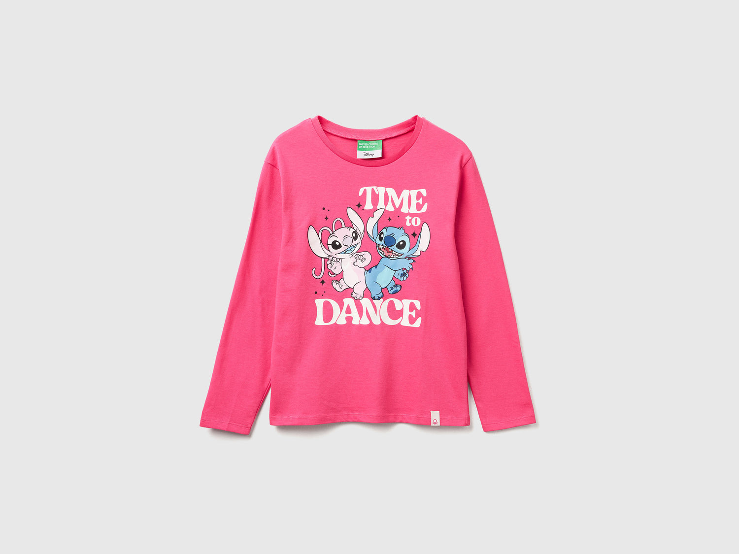 T-shirt  ©Disney Lilo & Stitch da bambina fucsia | Benetton Outlet