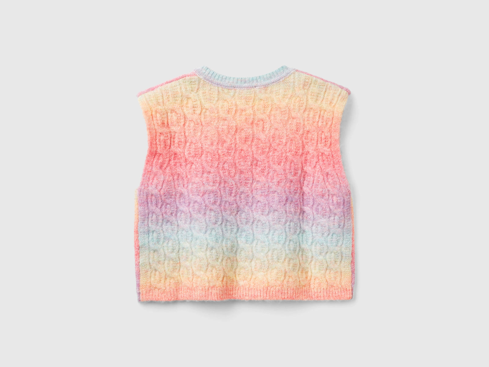 Gilet con trecce da bambina multi-color 2 | Benetton Outlet