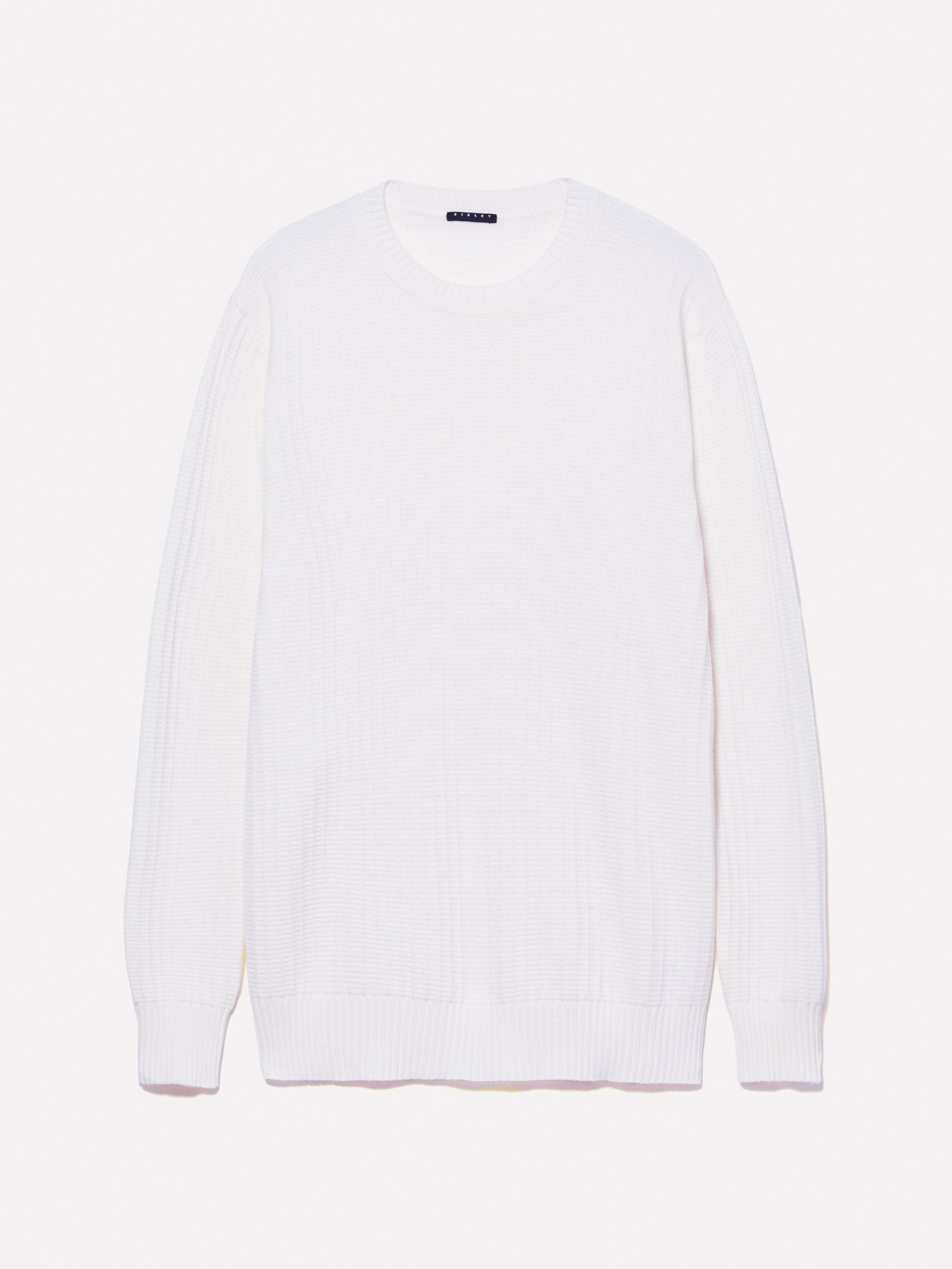 Maglia beige in punto 3D da uomo bianco | Sisley Outlet