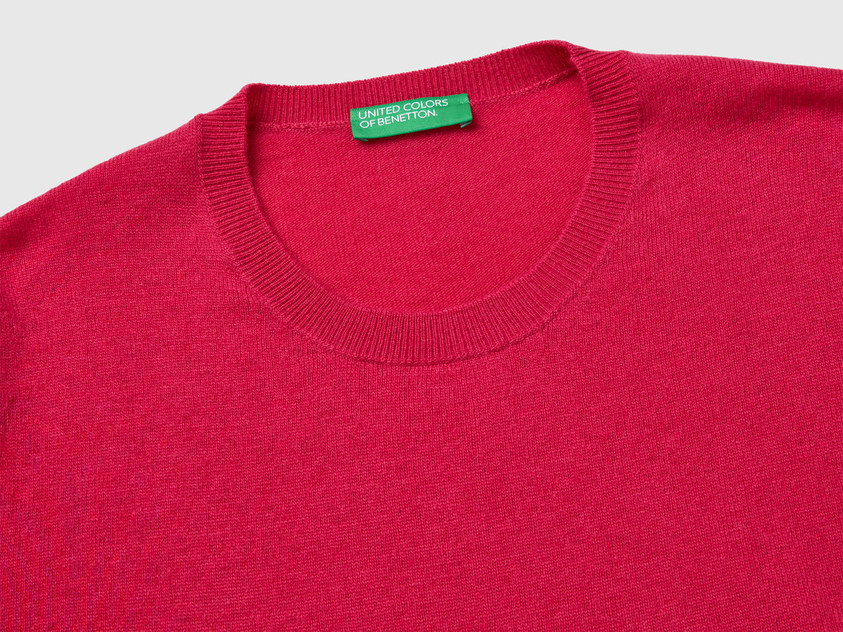 Maglia relaxed fit in pura lana Merino