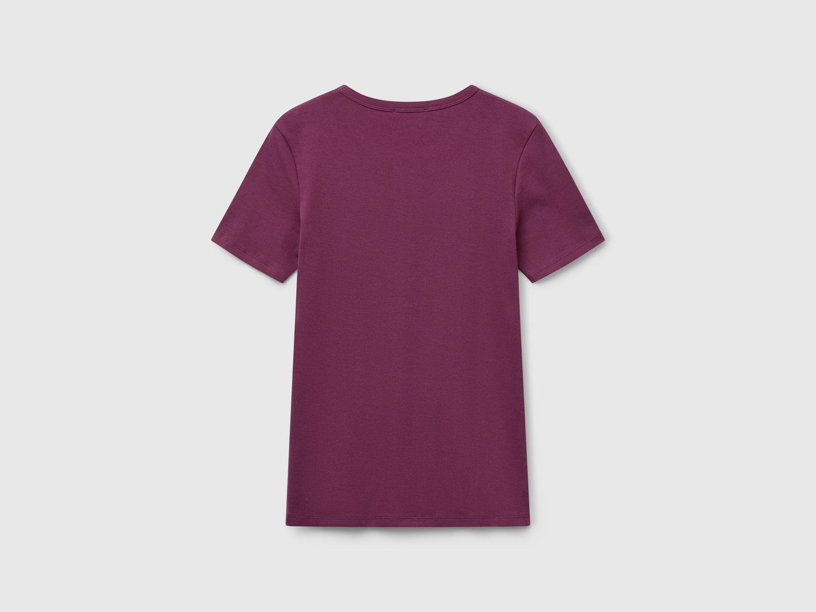 T-shirt regular fit da donna prugna 2 | Benetton Outlet